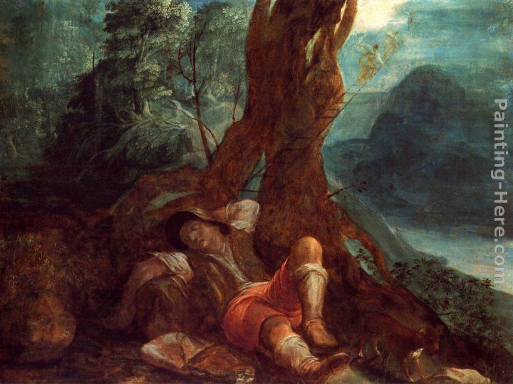 Jacob's Dream painting - Adam Elsheimer Jacob's Dream art painting